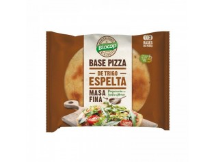 BASE PIZZA MASA FINA ESPELTA 390GR BIOCOP